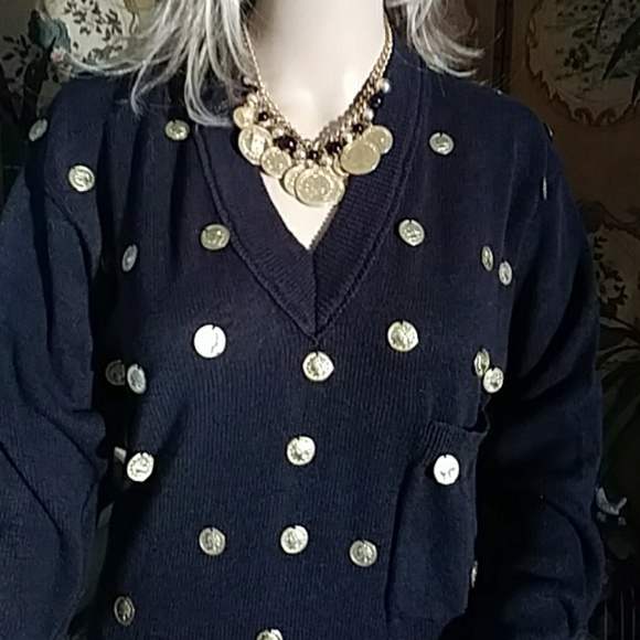 🌹 Vintage coin tunic.🌹 - Picture 2 of 5